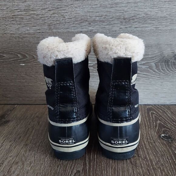 SOREL Yoot Pac Nylon Winter Snow Boots Black Toodler Size 10 - Picture 5 of 9